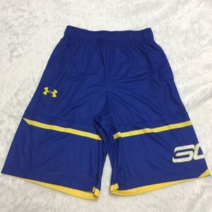 NWOT Steph Curry Basketball Shorts Blue Gold M